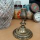 Antique bronze candlestick