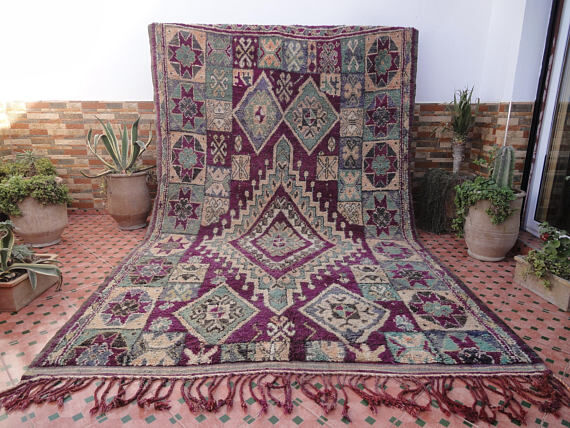 Beni m'guild antique carpet 344 x 218 cm