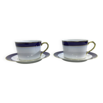 Head to head breakfast - 2 cups with saucers