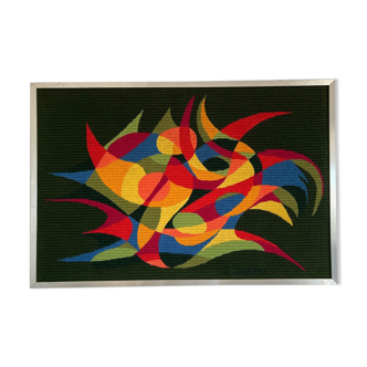 Tapisserie signée g.duvert- l'ete