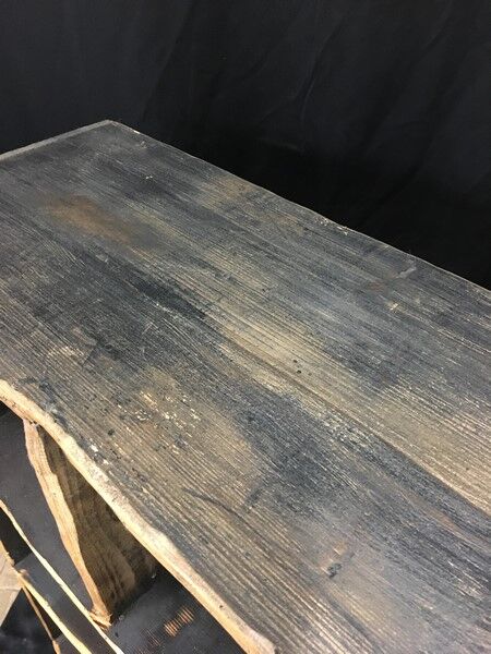 Old shelf in solid wood 1950