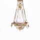 Lustre en laiton de la première moitié du XXe siècle.