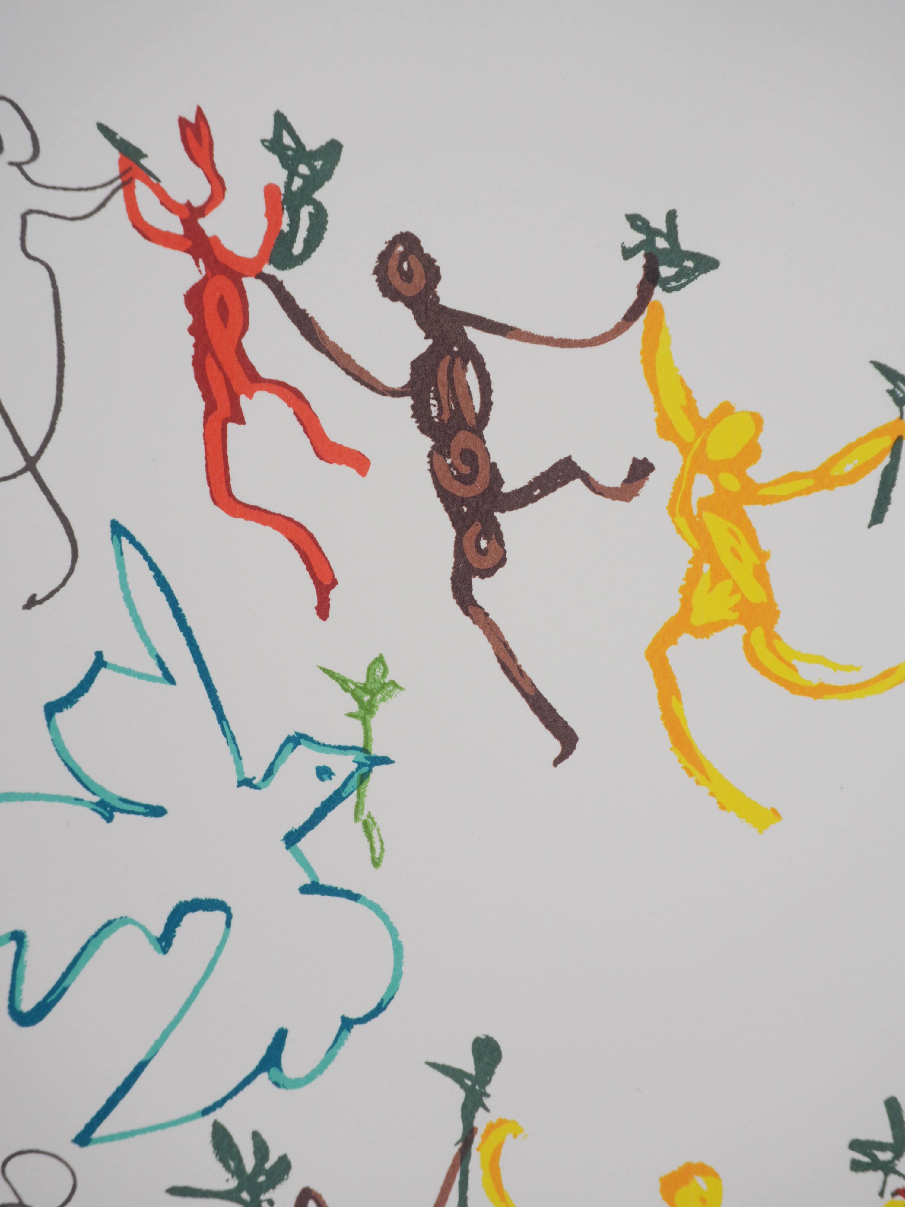 Pablo Picasso: Dance of Peace, Circle of Youth, signed lithograph