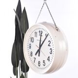 Double vintage station clock