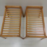 1960 Pair of beech ULUV stools, Czechoslovakia