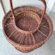Portable wicker bar