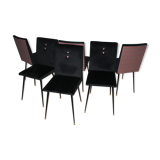 6 chairs 50s/60s restored