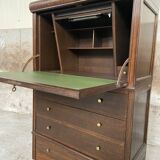 Secretary with flap art-deco desk mid-century vintage 1950