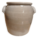 Old stoneware grease pot, gray Height 24.5 cm