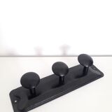 Wall coat rack -Genexco - 3 metal hooks - 1990