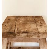 Large raw wood base
