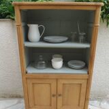 Beautifully crafted Louis XVI style bookcase in wood.