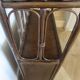 Retro-vintage-Low sideboard-library - cane-wood-rattan-1960s