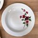 Set of 5 hollow porcelain plates