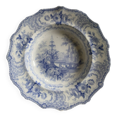 English presentation plate William Adams IV XIX