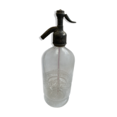 Siphon transparent tube bleu et rouge