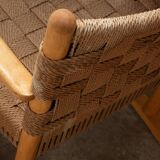 Karl Schrøder Lounge Chair Model 1641 for Fritz Hansen, 1940s Denmark