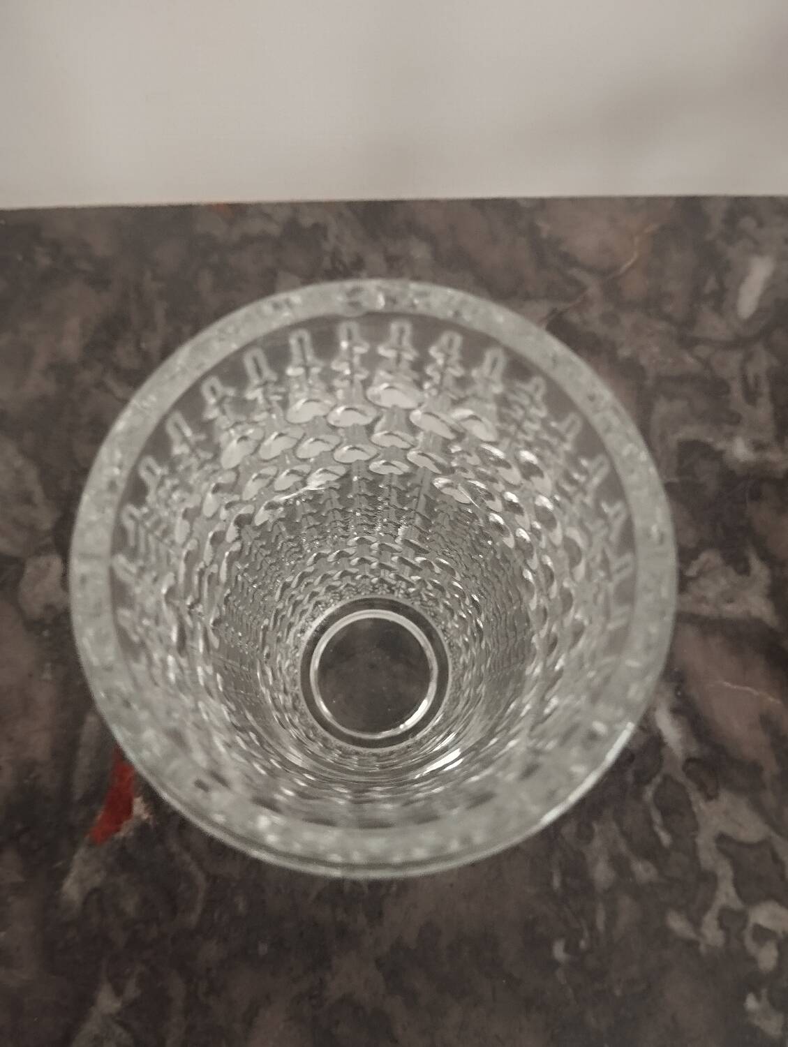 Glass vase from the 70s