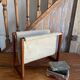 Scandinavian magazine rack in solid teak – Denmark, 1960s