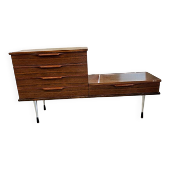 Meuble bas vintage 5 tiroirs