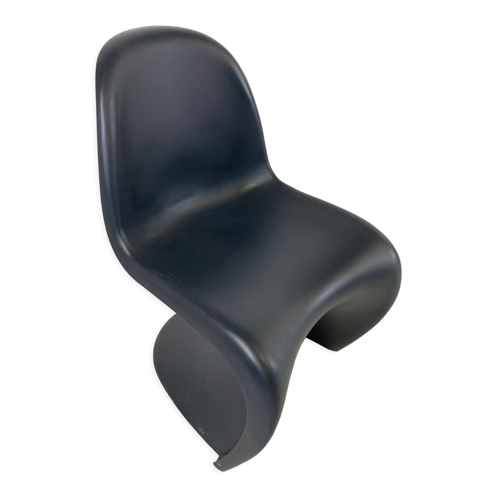 Black Panton dining chairs, set of 4