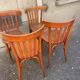 Lot de 4 Chaises bistrot vintage, chaise vintage, chaise de salle à manger - chaise bistrot vintage rétro