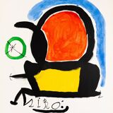 Joan miro: sala gaspar 1970, poster in original signed lithograph