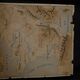 Map old mural Nalliers Vienna France geology and relief
