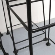 Ensemble de 4 tabourets de barre Wire années 1960