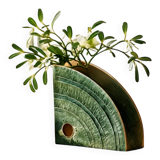 Memphis Shell ceramic vase by Florio Keramia