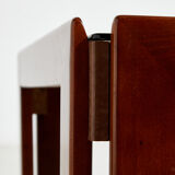 Table basse en noyer par Afra & Tobia Scarpa pour cassina