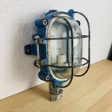 Vintage industrial porthole wall light Mapelec explosion-proof
