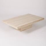 Travertine coffee table, 1970s
