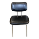 Chair N2 black vintage skai leather 1970
