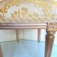 Tabouret Piano bois or empire restauration tapissière XIX