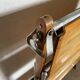 Vintage 1960s folding bar trolley on wheels