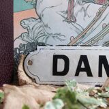 Ladies enamelled plaque