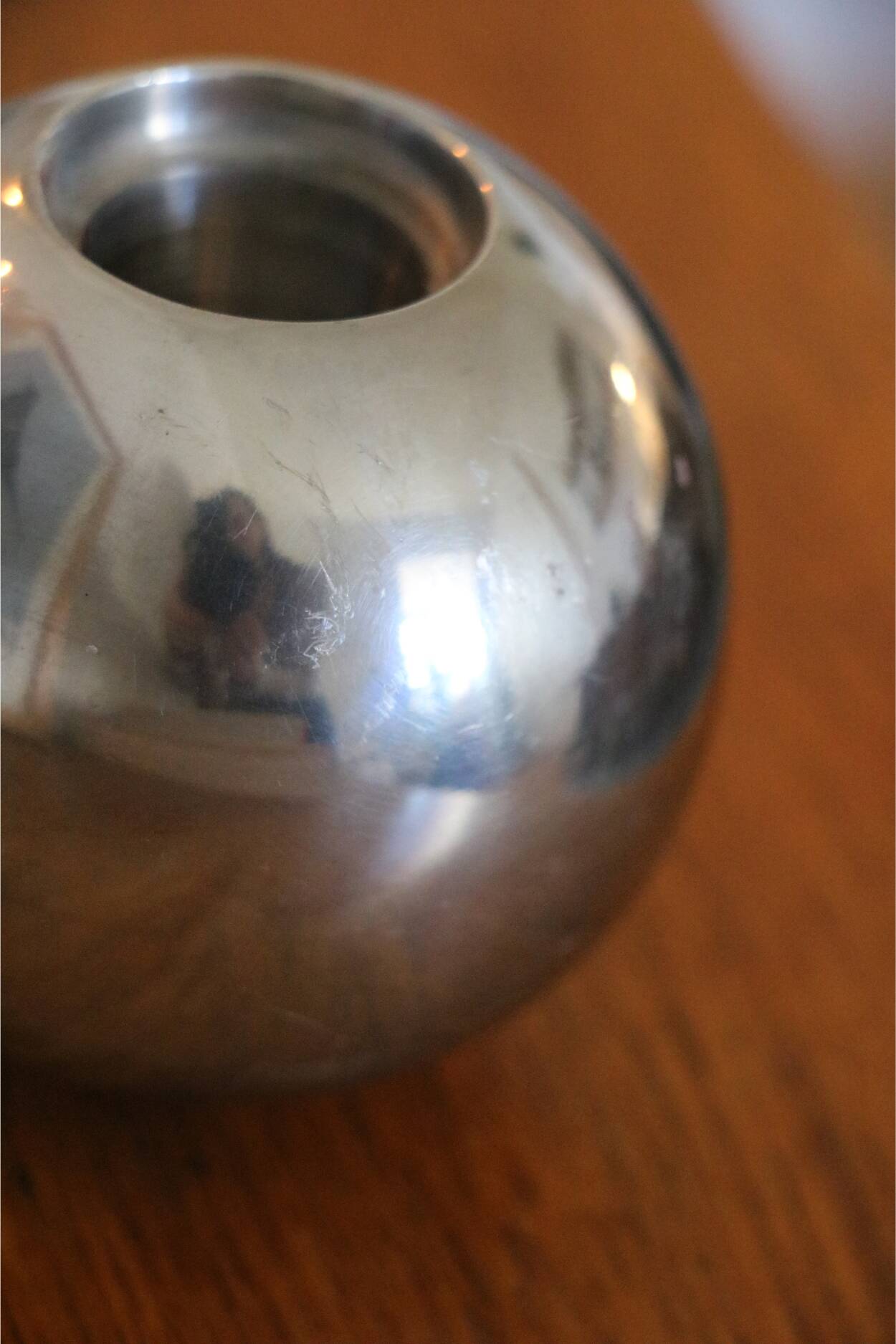 Pair of Scandinavian candlesticks by Arne Jacobsen for Georg Jensen