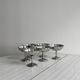 6 Letang Remy stainless steel footed cups