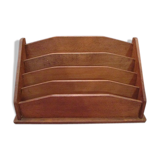 Antique oak letter holder