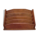 Antique oak letter holder