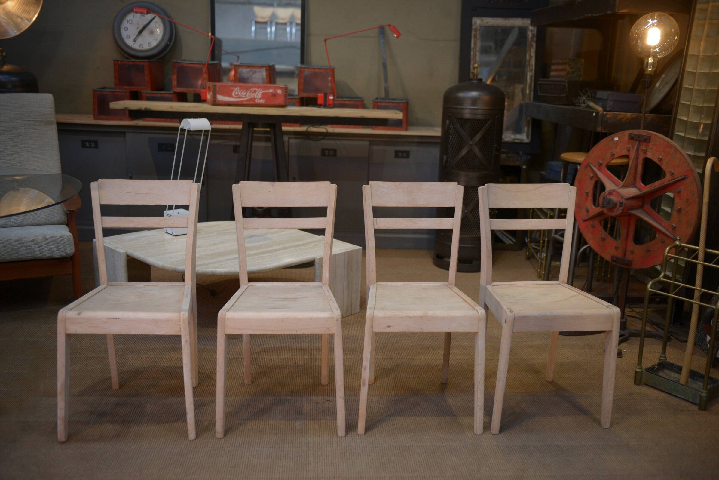 Set of 4 Stella Chairs 1940