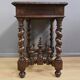 Small Oak Desk Table, Louis XIII Style – Mid-19th Century
