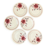 Series of 6 dessert plates