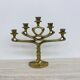 Mid-century large brutalist solid bronze candleholder, 1970s