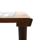 Rosewood and ceramic side table, Denmark, 1960s