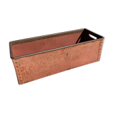 Industrial box made of boiled cardboard and Rivet Suroy France