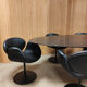 Vintage Eero Saarinen Knoll oval tulip marble dining table
