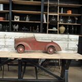 Antique tin toy car from the 1930s