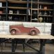 Antique tin toy car from the 1930s